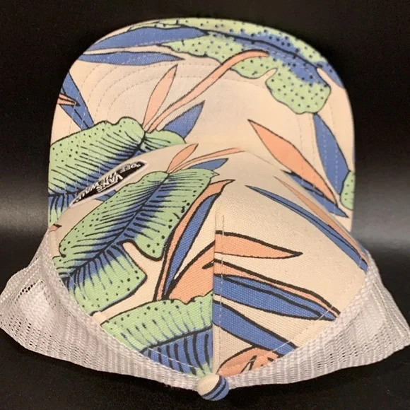 Vans Beach Bound Trucker Hat - White Sand Tropical - Picture 8 of 10